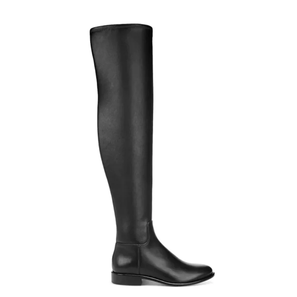 New Vince Cody Over the Knee Boot Black Sz 7.5